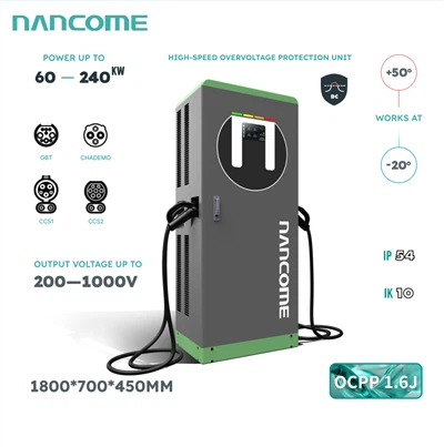 180KW līdzstrāvas ātrās Ev lādētājs